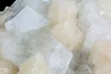 Zoned Apophyllite Crystals With Stilbite - India #91335-2